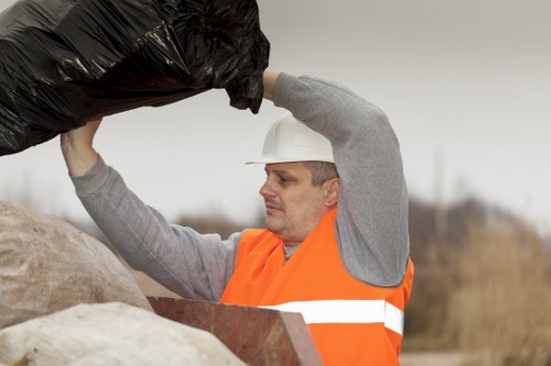 Eco-friendly disposal during garage clearance